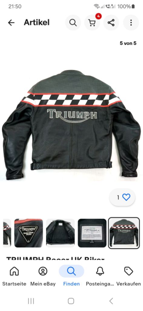Original Triumph Jacke