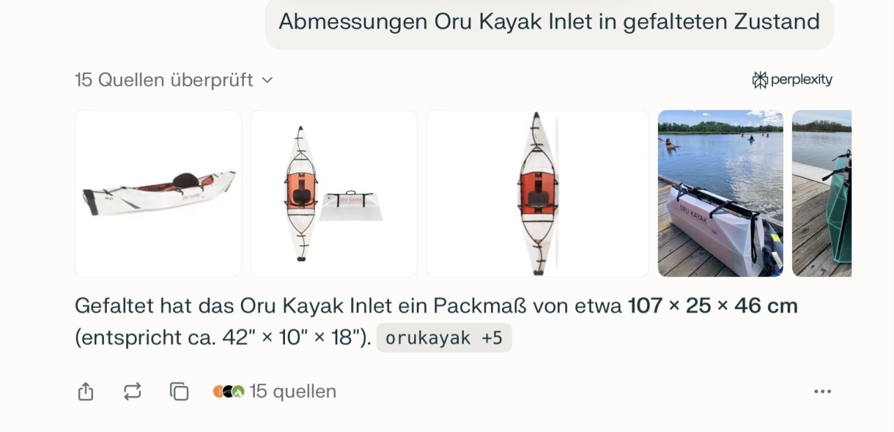 ORU Kayak Inlet, folding kayak