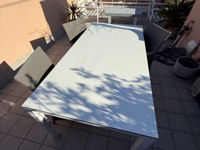 Outdoor Gartentisch + Outdoor Stühle