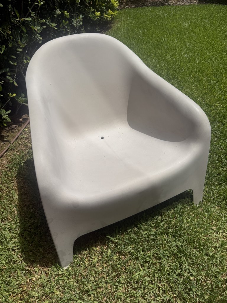 Outdoor Sessel von Ikea, Kunststoff 2 Stück in beige