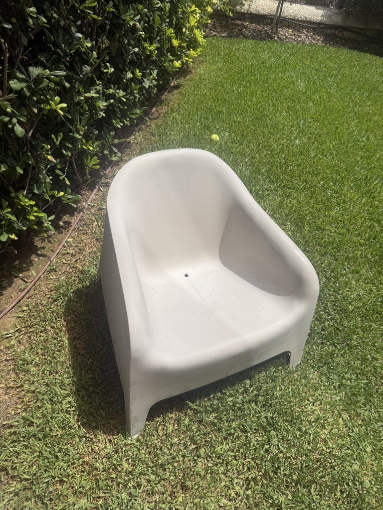 Outdoor Sessel von Ikea, Kunststoff 2 Stück in beige