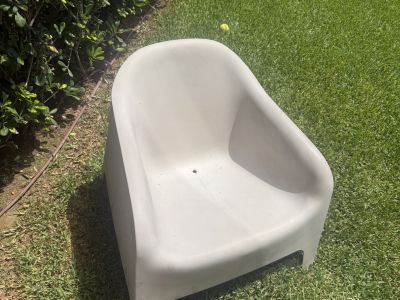 Outdoor Sessel von Ikea, Kunststoff 2 Stück in beige