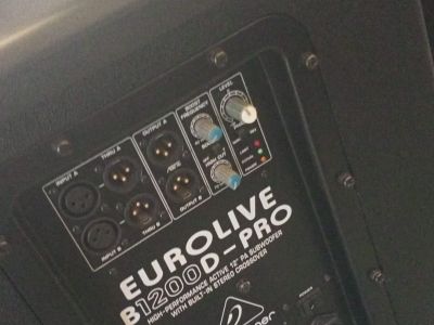 PA Lautsprecher, aktiven Subwoofer , Digital Endstufen: für die DJ Finca Party, Beschallungsaufgaben
