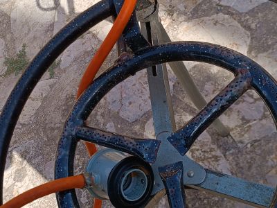 Soporte para paella con conexión de gas