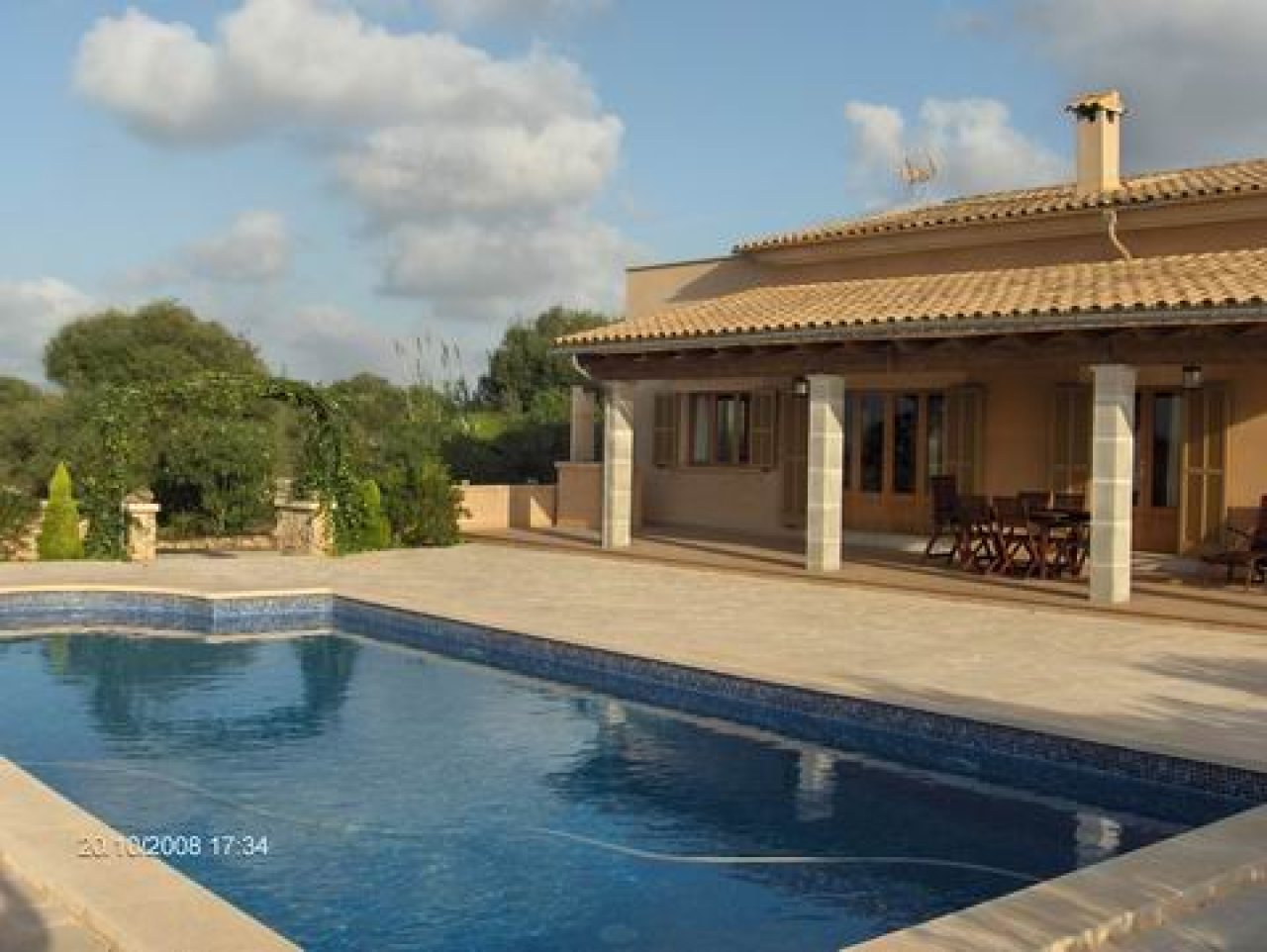 Ground-floor finca with AC; pool and beautiful view -- Santanyi - Campos -- F 152