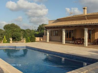 Ground-floor finca with AC; pool and beautiful view -- Santanyi - Campos -- F 152