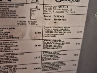 Pelletofen der Marke stove Canadian