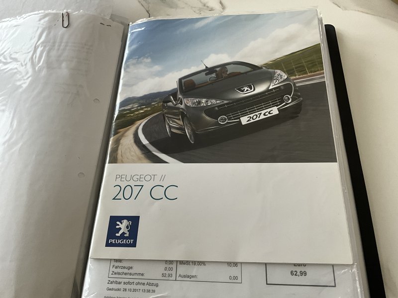 Peugeot Cabriolet 207 CC - spanische Nummer, Klima, ABS, PDC, EZ 2010, ITV neu