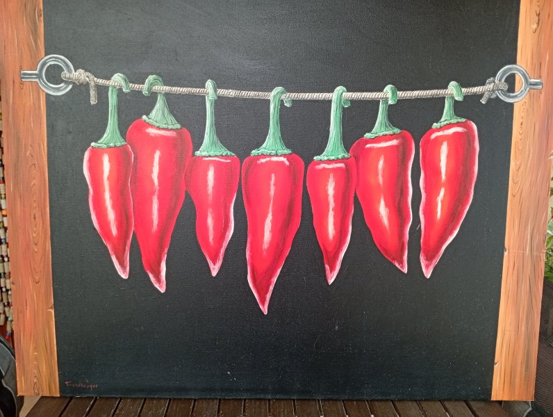 "Pimientos" Kunstdruck von Frank Krüger