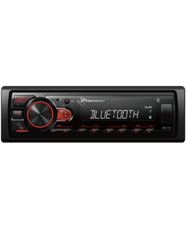 Pioneer MVH-230BT Autoradio mit Bluetooth