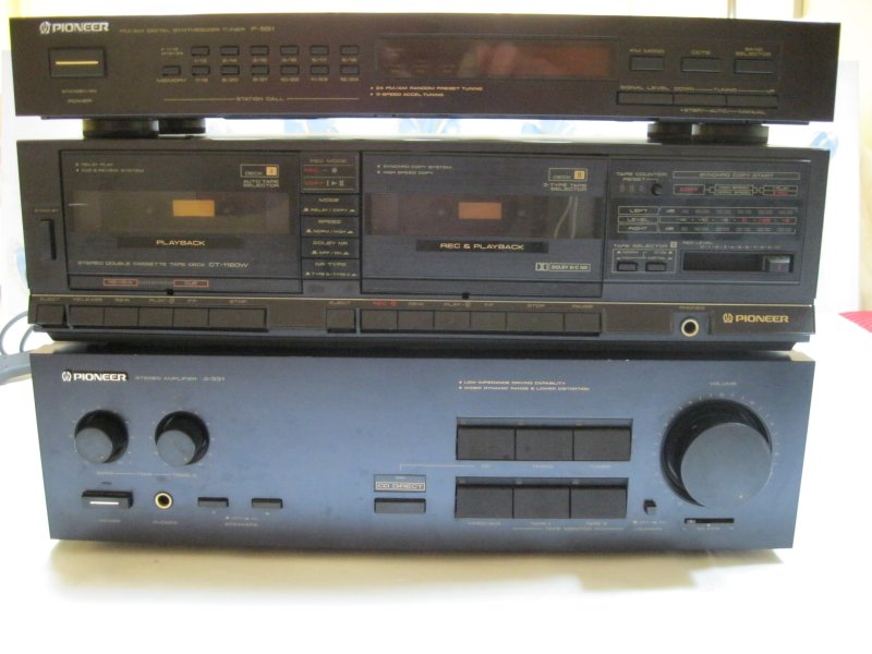 Pioneer Stereo Doppel-Cassetten Tape Deck CT-1180W, 20W, gebraucht, guter Zustand, Andratx