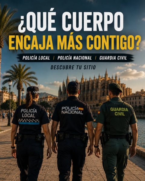 Policía Nacional, Guardia Civil und Feuerwehr.