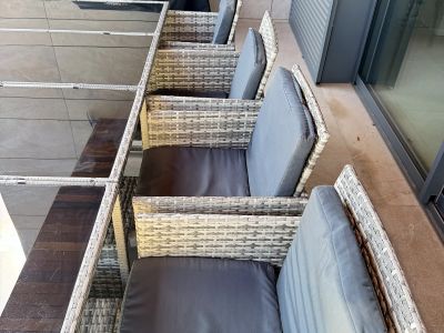 Polyrattan Garden Set 13-pc. for 12 People