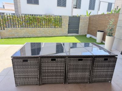 Polyrattan Garden Set 13-pc. for 12 People