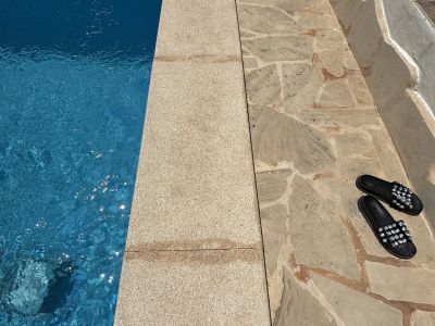 Pool Beckenrandsteine Umrahmung Beckenkopf zu verschenken