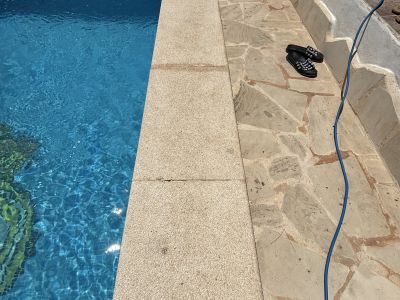 Pool Beckenrandsteine Umrahmung Beckenkopf zu verschenken