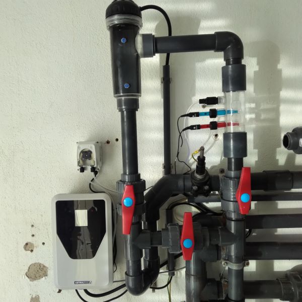 Pool disinfection latest model touchscreen astral idegis
