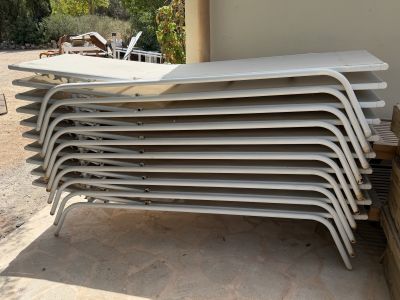 Tumbonas de piscina - 10 unidades