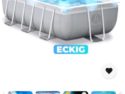 Poolabdeckung Poolfolie Solarfolie 4x8 neu Schwimmbad Abdeckung