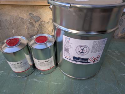 Poolfarbe / Schwimmbeckenfarbe blau RAL 5012 - 2K