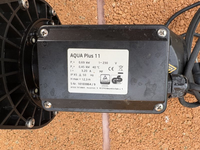 Poolpumpe neu, AQUA plus 11 von Poolsana-Edition grau