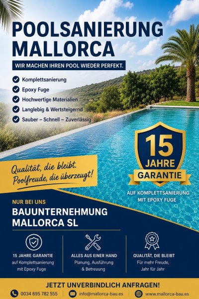 POOLSANIERUNG AUF MALLORCA