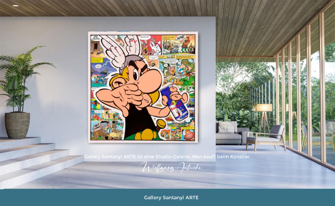 Pop Art auf Leinwand