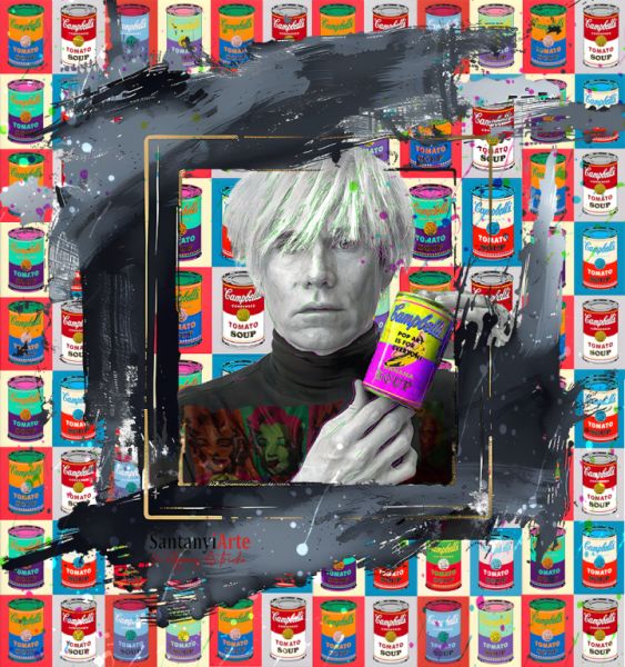 Pop Art Art Andy Warhol and Campbell Cans