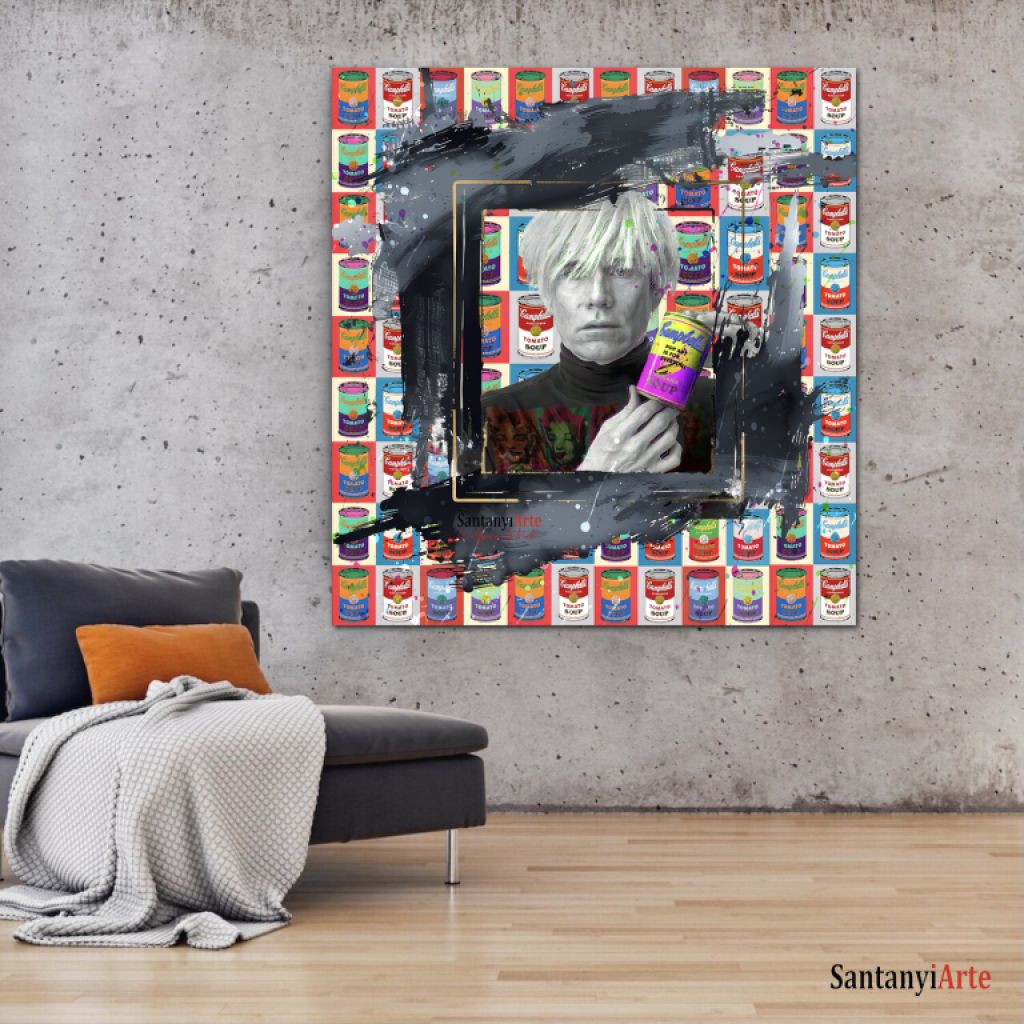 Pop Art Art Andy Warhol and Campbell Cans