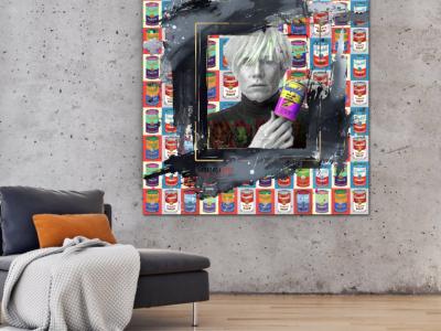 Pop Art Art Andy Warhol and Campbell Cans
