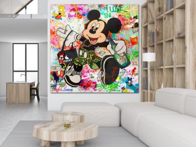 Arte Pop Art sobre lienzo