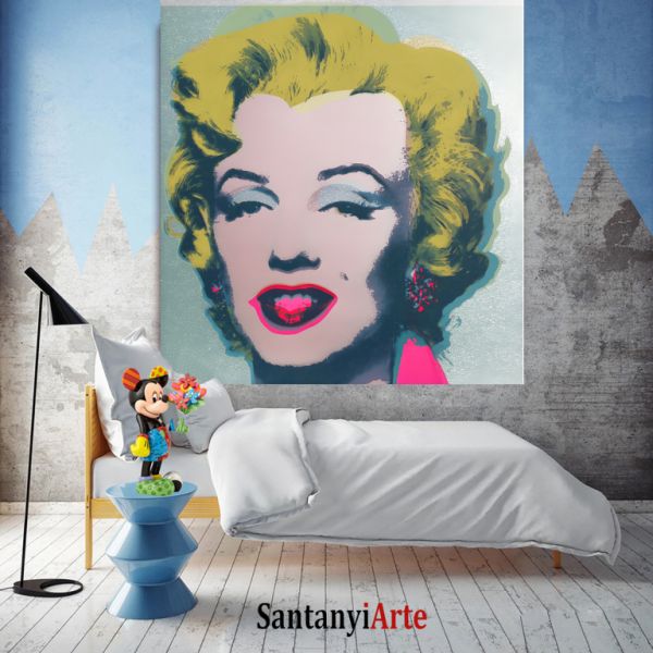 Merilyn Pop Art con Polvo de Diamante