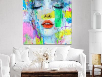 Pop Art Marilyn with Diamond Dust