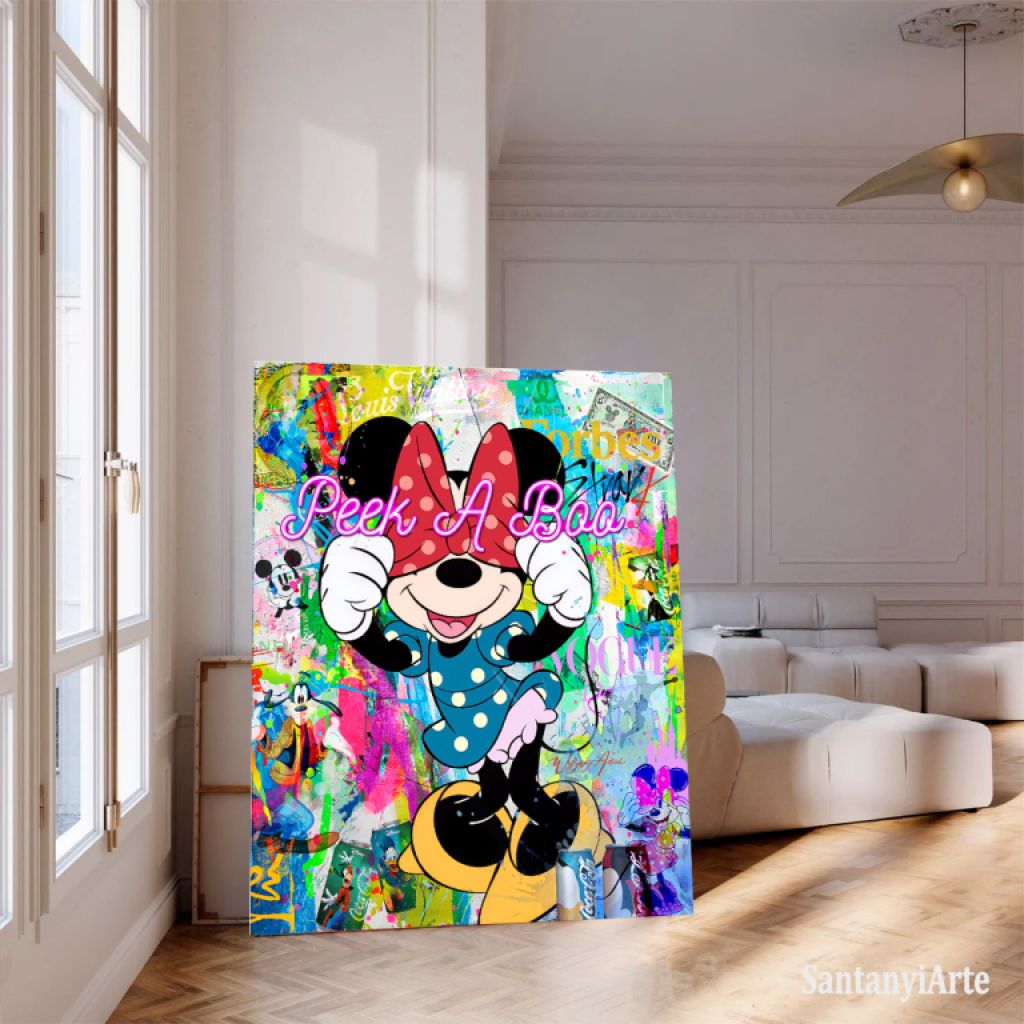 Pop Art with neon lettering