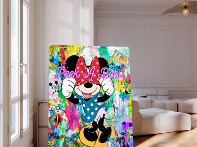 Pop Art with neon lettering