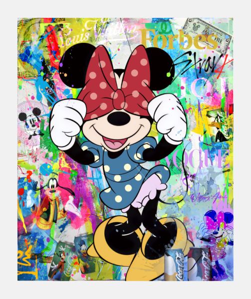 Pop Art with neon lettering