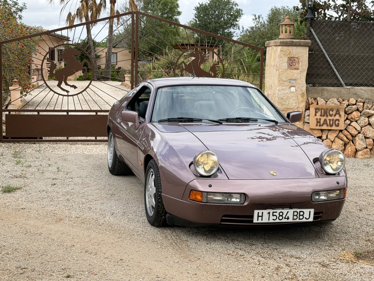 Porsche 928 S4 spanisches H Kennzeichen matricula H sehr guter Zustand