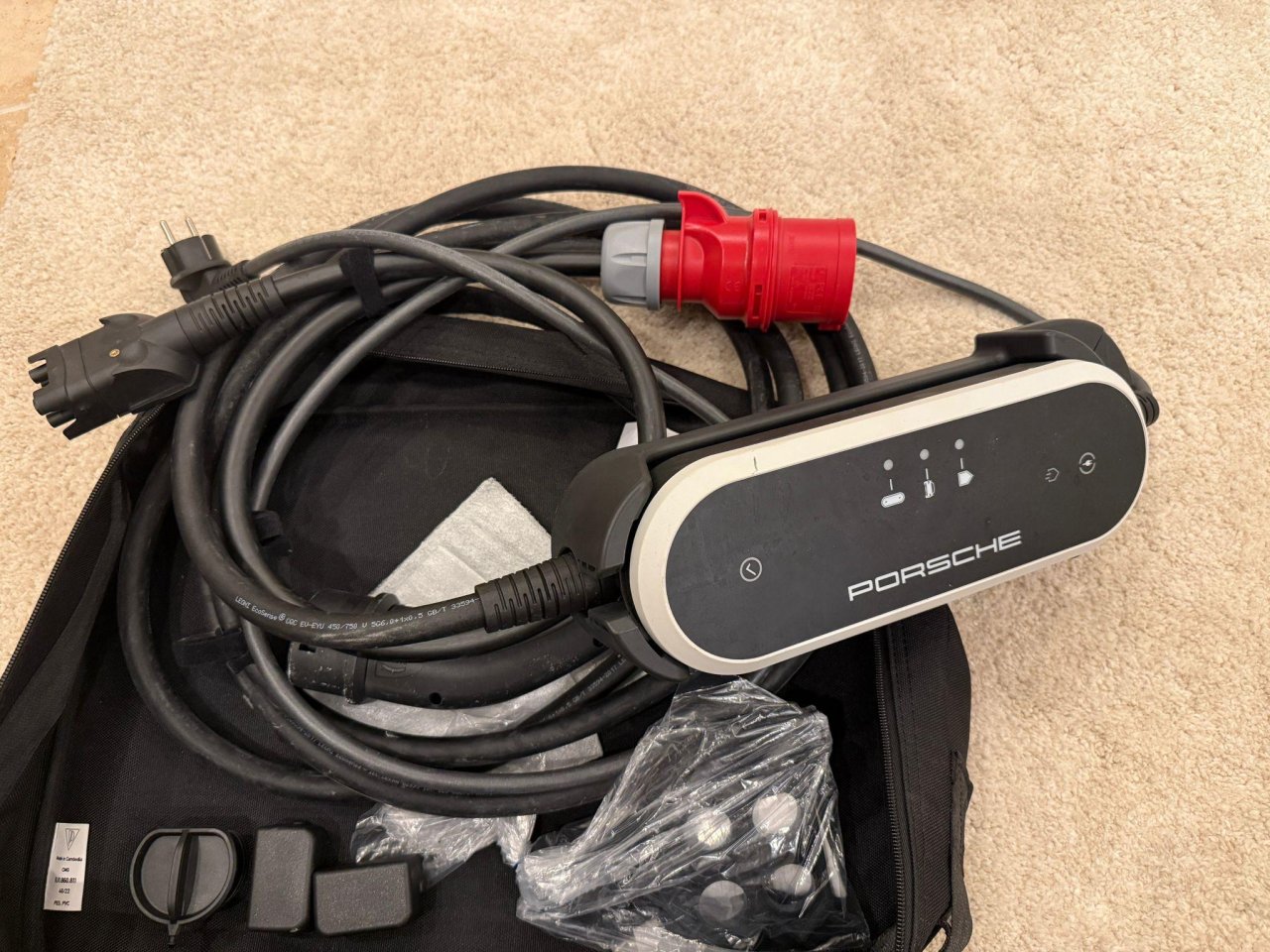 Porsche Mobile Charger Plus (11 kW) | como nuevo | completo con accesorios