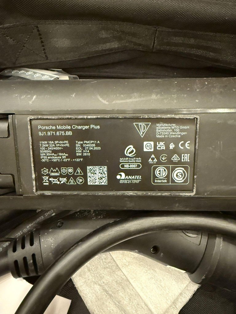 Porsche Mobile Charger Plus (11 kW) | como nuevo | completo con accesorios