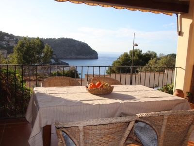 Port de Sóller: Apartment with sea, bay and lighthouse views