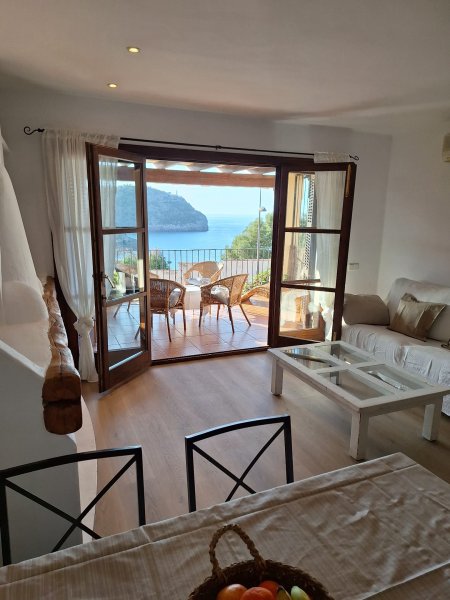 Port de Sóller: Apartment with sea, bay and lighthouse views