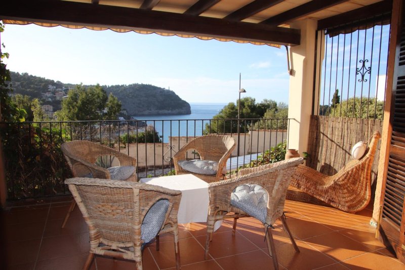 Port de Sóller: Apartment with sea, bay and lighthouse views