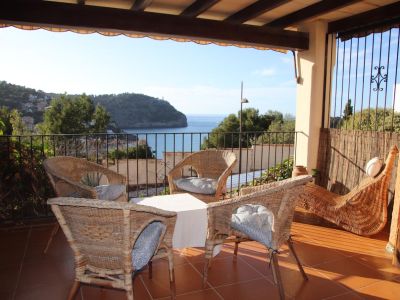 Port de Sóller: Apartment with sea, bay and lighthouse views