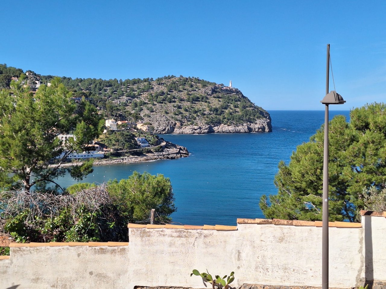 Port de Sóller: Apartment with sea, bay and lighthouse views