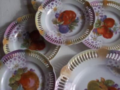 Porcelain plates.