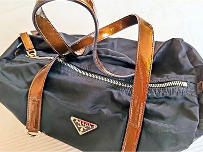 Prada Bauletto Tasche, Farbe: schwarz