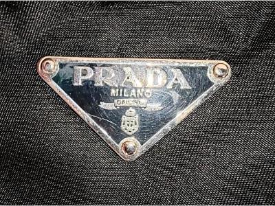Prada Bauletto Tasche, Farbe: schwarz
