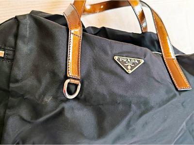 Prada Bauletto Tasche, Farbe: schwarz