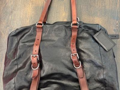 PRADA Leder Schultertasche