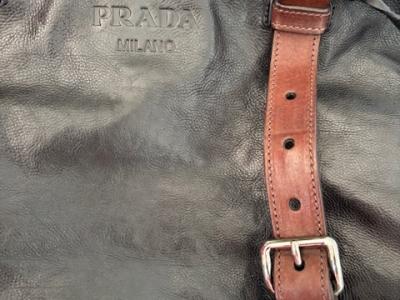 PRADA Leder Schultertasche